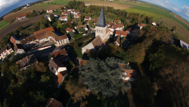 Beauchery vue aérienne